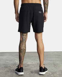 2 Everlast Yogger IV 17" - Workout Shorts for Men Black U4WKEARVF0 RVCA