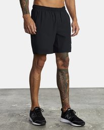6 Everlast Yogger IV 17" - Workout Shorts for Men Black U4WKEARVF0 RVCA