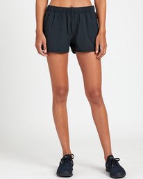 0 Womens Yogger - Short stretch pour Femme Noir U4WKWERVF0 RVCA