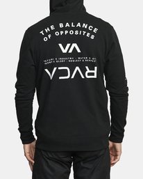 2 VA Sport Swift - Sweat &agrave; capuche pour Homme Noir U4ZHMARVF0 RVCA