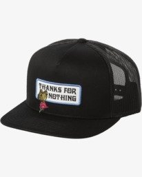 0 Thanks - Trucker Cap for Men Black U5CPRPRVF0 RVCA
