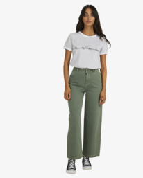 9 Fresh Prince - Pantalon ample pour Femme Vert UVJNP00118 RVCA