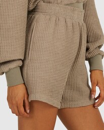 6 Waffle - Waffle Knit Shorts for Women  UVJNS00120 RVCA