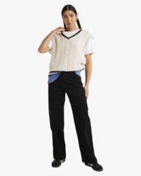 1 Weekend Cable Knit Gris UVJSW00120 RVCA