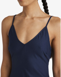 2 Everyday Bias - Vestido de Longitud Media para Mujer Azul UVJWD00168 RVCA