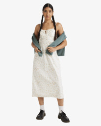 4 Blurred Ditsy Gathered White UVJWD00214 RVCA
