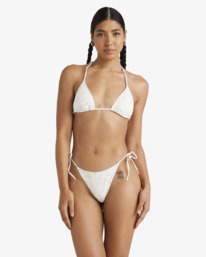 0 Blurred Ditsy - Haut de maillot de bain à couvrance échancrée pour Femme Orange UVJX300153 RVCA