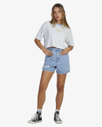 1 STRIPES HALF RUMMAGE White UVJZT00159 RVCA