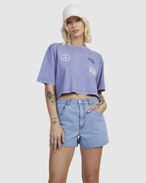 0 FIELD OF DREAMS HALF TEE  UVJZT00203 RVCA