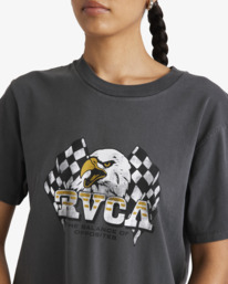 2 Race Day Easy - T-shirt à manches courtes pour Femme Noir UVJZT00286 RVCA