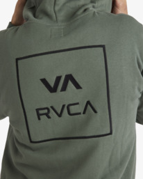 2 RVCA All The Ways - Sweat à capuche pour Homme Vert UVYFT00121 RVCA