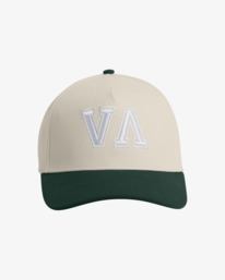 0 League VA Pinched - Snapback-Cap für Männer Weiss UVYHA00304 RVCA