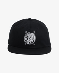 2 Benj - Casquette snapback pour Homme Noir UVYHA00307 RVCA