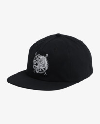 5 Benj - Casquette snapback pour Homme Noir UVYHA00307 RVCA