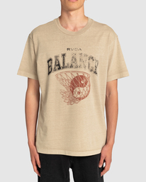2 Hoops - T-Shirt for Men Beige UVYZT00417 RVCA