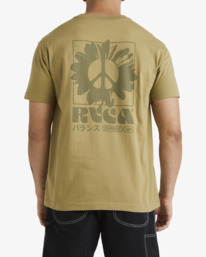 1 Spring Hit - Short Sleeves T-shirt for Men Green UVYZT00740 RVCA