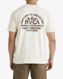 1 Roswell - Maglietta a maniche corte da Uomo White UVYZT00764 RVCA