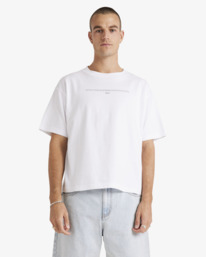 0 Welcome - T-shirt à manches courtes pour Homme Blanc UVYZT00904 RVCA