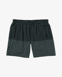 0 VA Sport Yogger Stretch 17" - Performance Shorts für Männer Schwarz V201TRYS RVCA