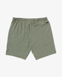 1 VA Sport Yogger Stretch 17" - Bermuda performance da Uomo Green V201TRYS RVCA