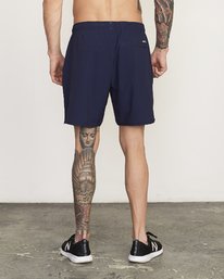 3 VA Sport Yogger Stretch 17" - Performance Shorts for Men Blue V201TRYS RVCA