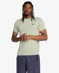 2 VA Sport Vent - Camiseta de manga corta para hombre Negro V9021RSV RVCA