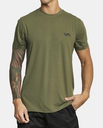 12 VA Sport Vent - Kurz&auml;rmliges Oberteil f&uuml;r M&auml;nner Gr&uuml;n V9021RSV RVCA