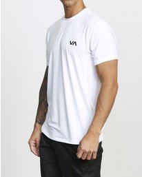 13 VA Sport Vent - Kurz&auml;rmliges Oberteil f&uuml;r M&auml;nner Weiss V9021RSV RVCA