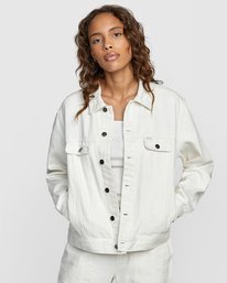 7 Neutral Hemp - Cropped Jacket  W1JKRDRVP1 RVCA