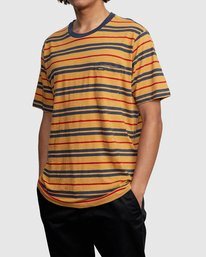 4 Capistrano Stripe - T-Shirt for Men  W1KTRARVP1 RVCA