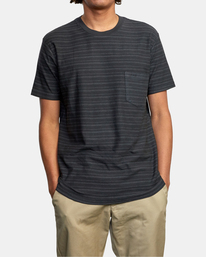 1 Texture Stripe - T-Shirt for Men  W1KTRDRVP1 RVCA