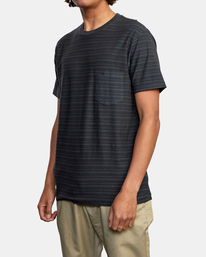 4 Texture Stripe - T-Shirt for Men  W1KTRDRVP1 RVCA
