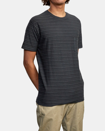5 Texture Stripe - T-Shirt for Men  W1KTRDRVP1 RVCA