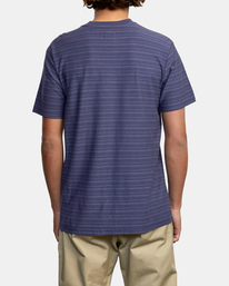2 Texture Stripe - Camiseta para Hombre Azul W1KTRDRVP1 RVCA