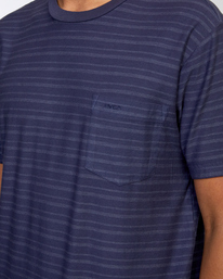3 Texture Stripe - Camiseta para Hombre Azul W1KTRDRVP1 RVCA