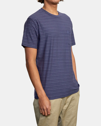 5 Texture Stripe - Camiseta para Hombre Azul W1KTRDRVP1 RVCA