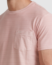 3 Texture Stripe - T-Shirt for Men Gray W1KTRDRVP1 RVCA