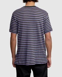 2 Toluca Micro Stripe - T-shirt pour Homme  W1KTRERVP1 RVCA