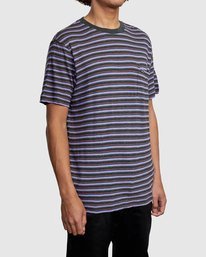 4 Toluca Micro Stripe - T-shirt pour Homme  W1KTRERVP1 RVCA