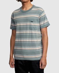 4 Bez Stripe - T-Shirt for Men  W1KTRJRVP1 RVCA