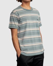 5 Bez Stripe - T-Shirt for Men  W1KTRJRVP1 RVCA