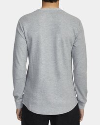 7 Recession Day Shift - Long Sleeve Thermal Top for Men Grey W1KTRKRVP1 RVCA