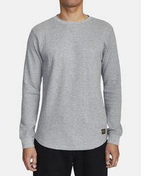 9 Recession Day Shift - Haut thermique manches longues pour Homme Gris W1KTRKRVP1 RVCA