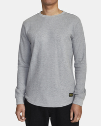12 Recession Day Shift - Haut thermique manches longues pour Homme Gris W1KTRKRVP1 RVCA