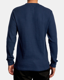 1 Recession Collection Day Shift - Long Sleeve Thermal Top for Men Blue W1KTSKRVMU RVCA