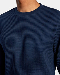 2 Recession Collection Day Shift - Long Sleeve Thermal Top for Men Blue W1KTSKRVMU RVCA