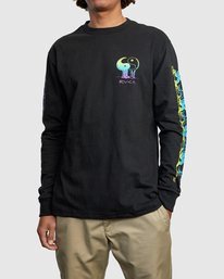 2 Yinyang Friends - Long Sleeve T-Shirt for Men  W1LSRDRVP1 RVCA