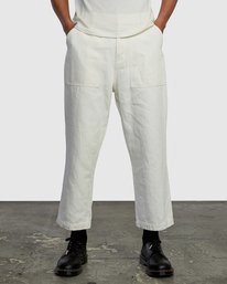 0 Neutral Hemp - Relaxed Fit Trousers  W1PTRDRVP1 RVCA