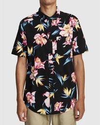 0 Akora Floral - Chemise manches courtes pour Homme  W1SHIBRVP1 RVCA