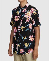 2 Akora Floral - Chemise manches courtes pour Homme  W1SHIBRVP1 RVCA